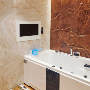 Bathroom televisions are waterproof and steam-resistant