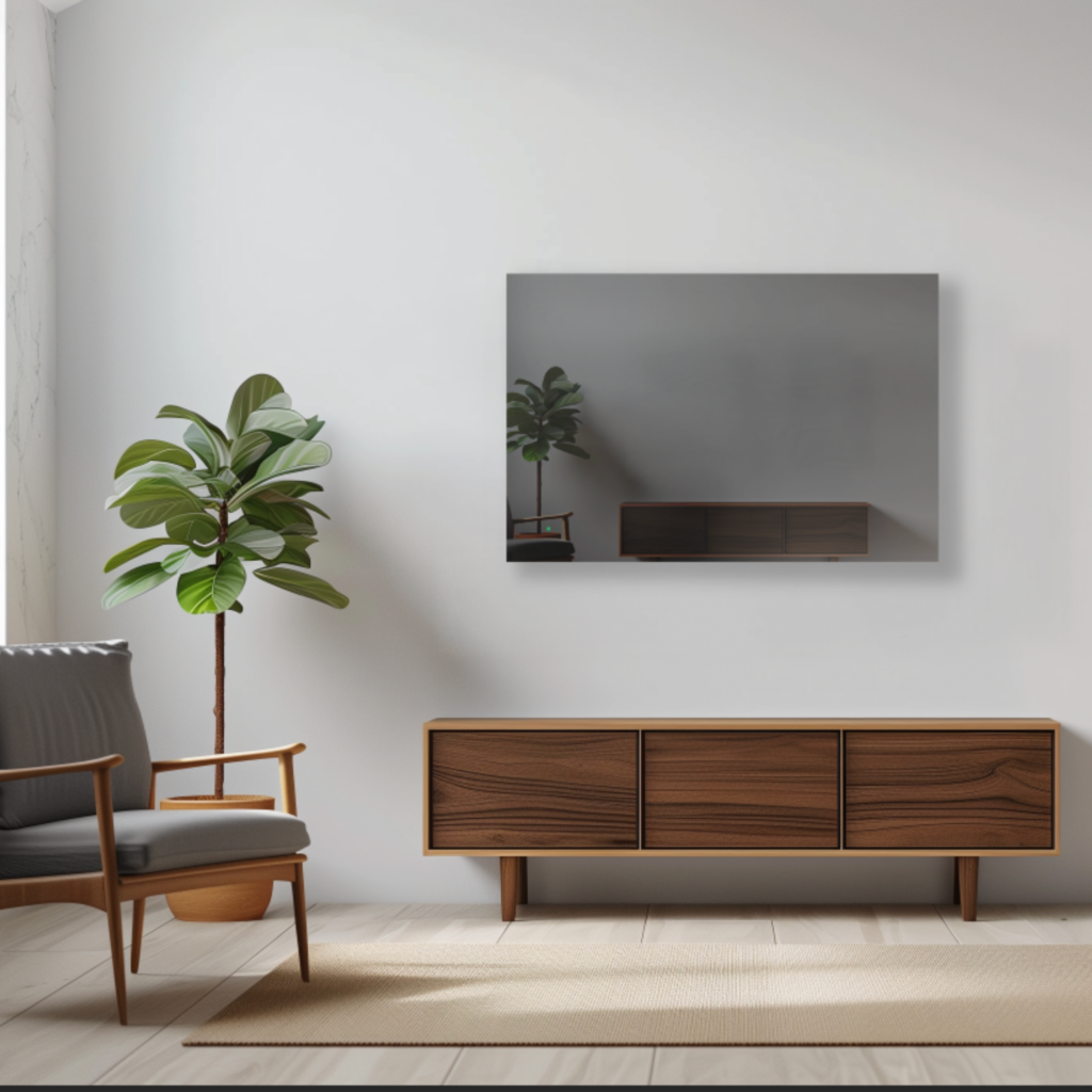 A Magic Mirror Television replaces your old TV and opens up the room