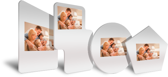 Custom Magic Mirror TVs can be cut into a huge variety of shapes and sizes